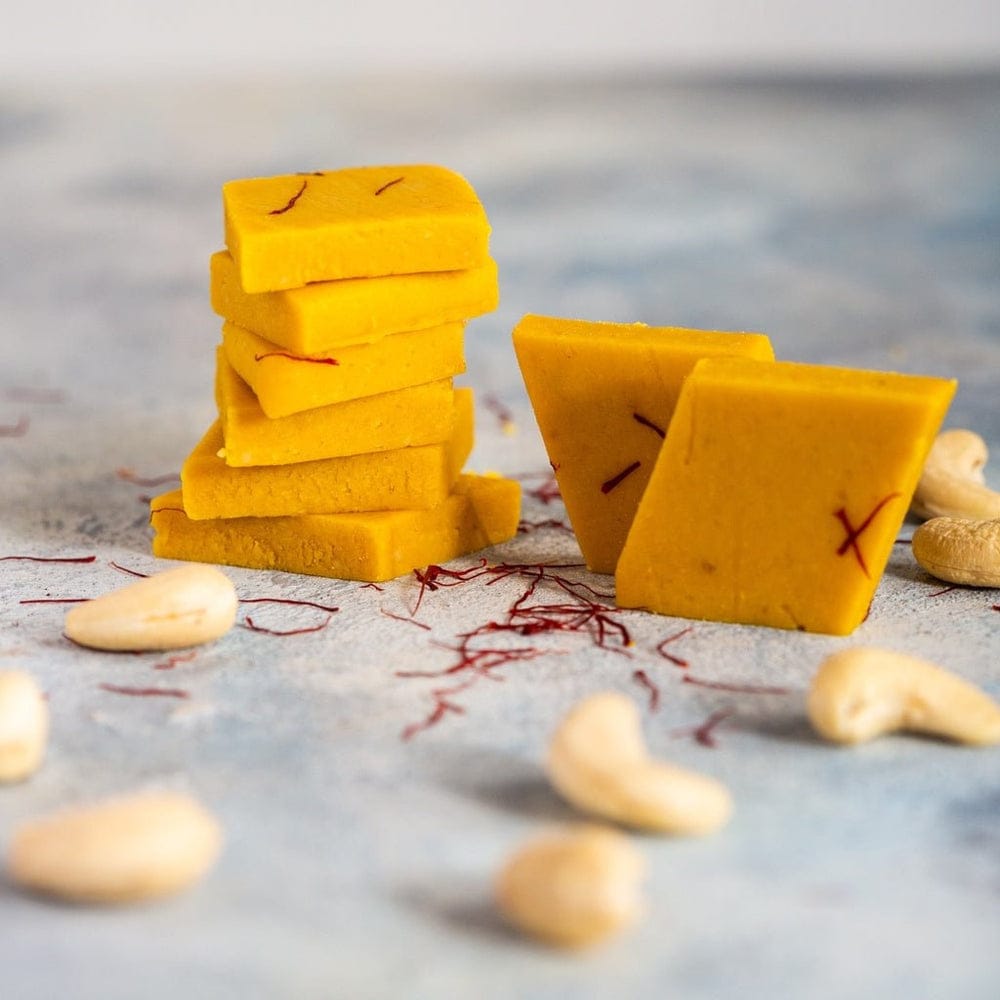 Kesar Kaju Katli